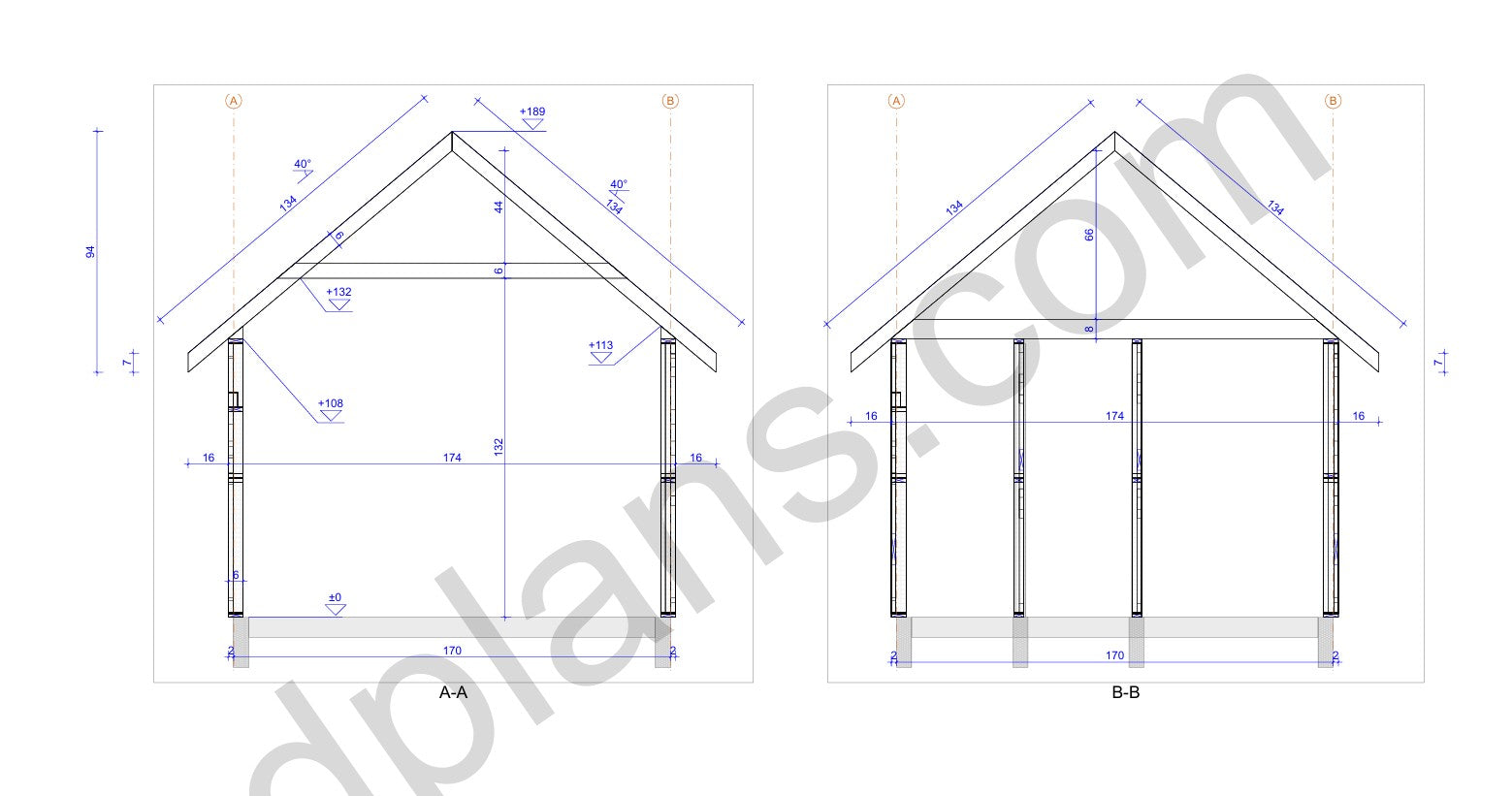 Sauna with Loft 38.5m² (414 sq ft) - DP2024S444
