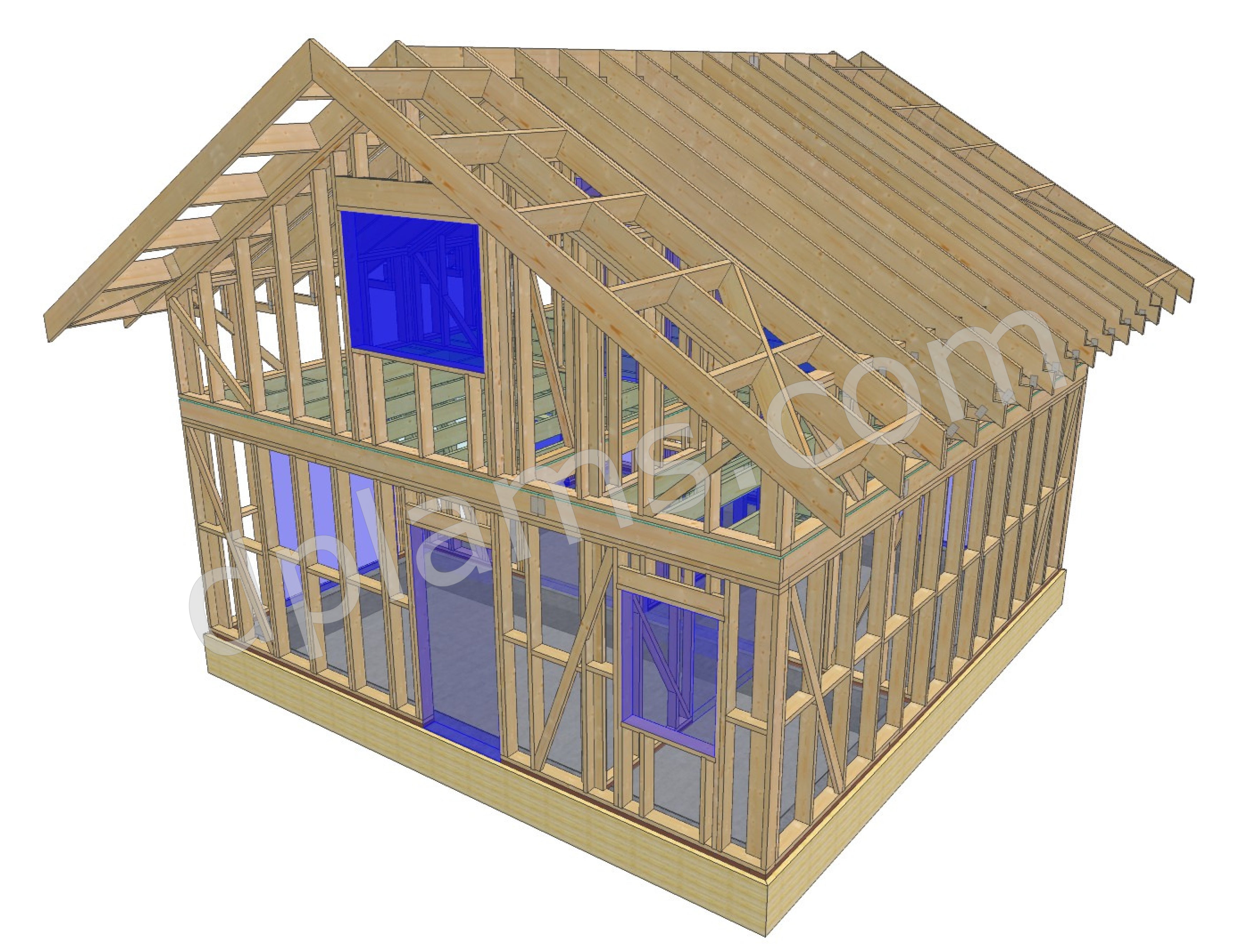 Timber-Frame House with Loft 84m² (904 sq ft) - DP2025P012