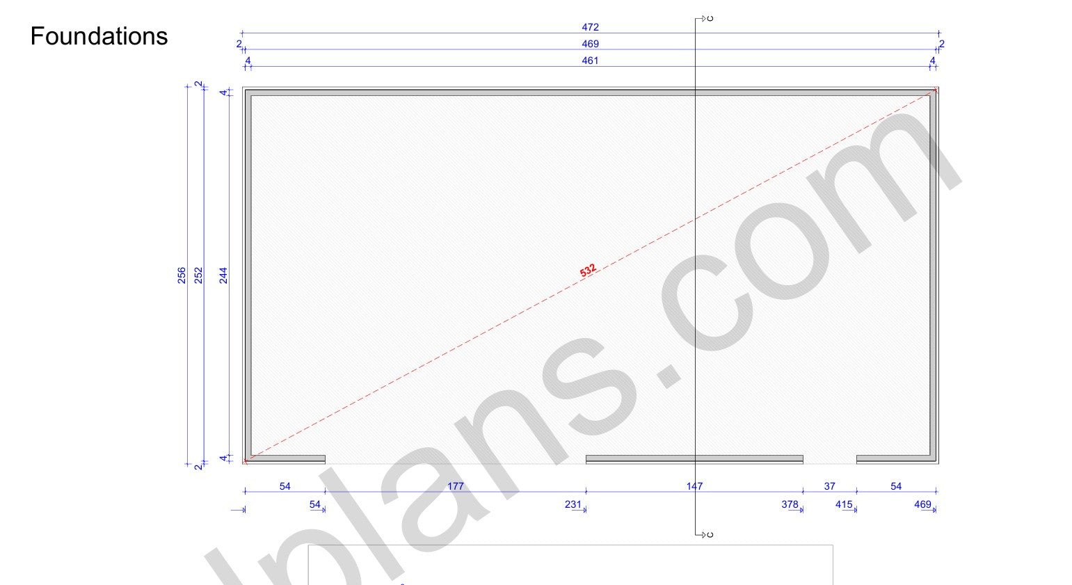 Garaje grande con estructura de madera - DP2023S468 