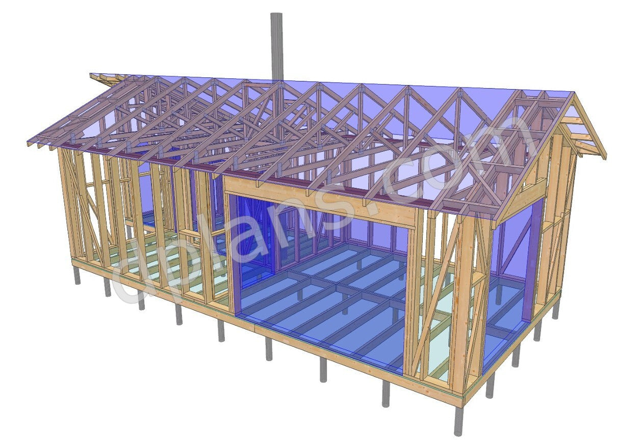 Sauna / Small Cabin with Entrance 43m² (463 sq ft) - DP2025P001