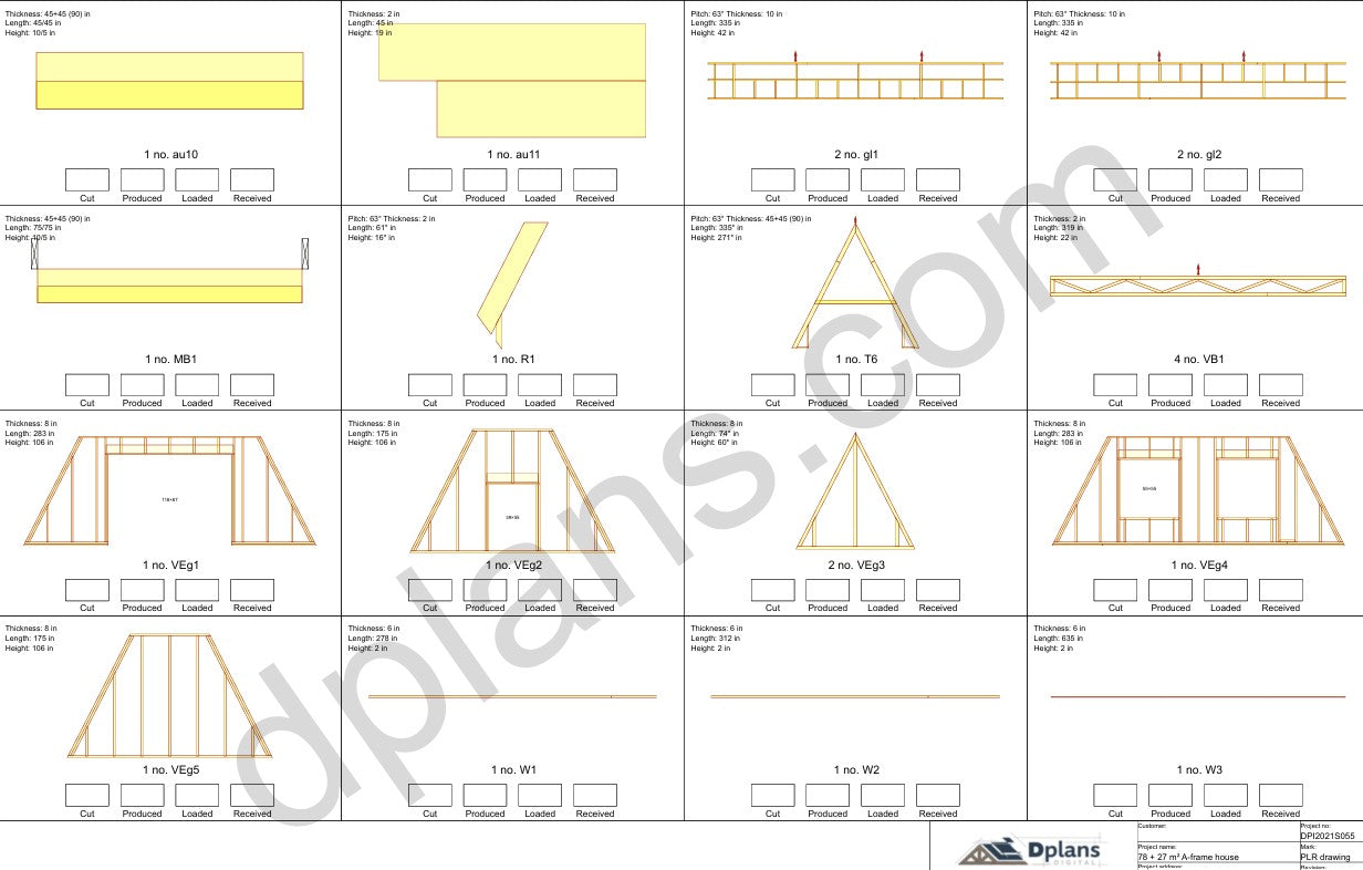 Casa de vacaciones con estructura en forma de A - DP2021S055