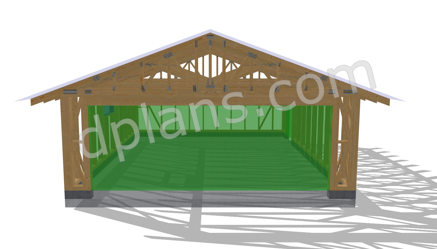 Timber-Frame Garage - DP2023S320