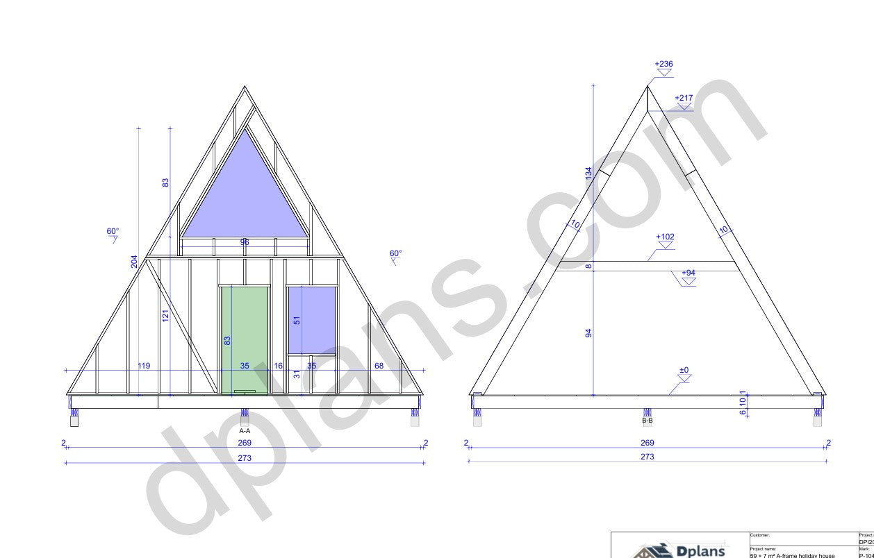 A-Frame Holiday House - DP2024S524