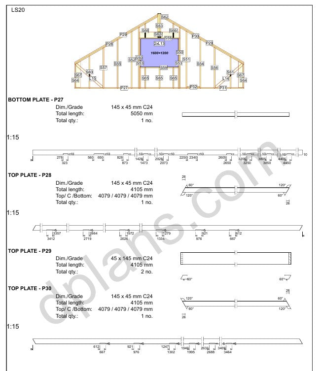 Timber-Frame House with Loft 84m² (904 sq ft) - DP2025P012