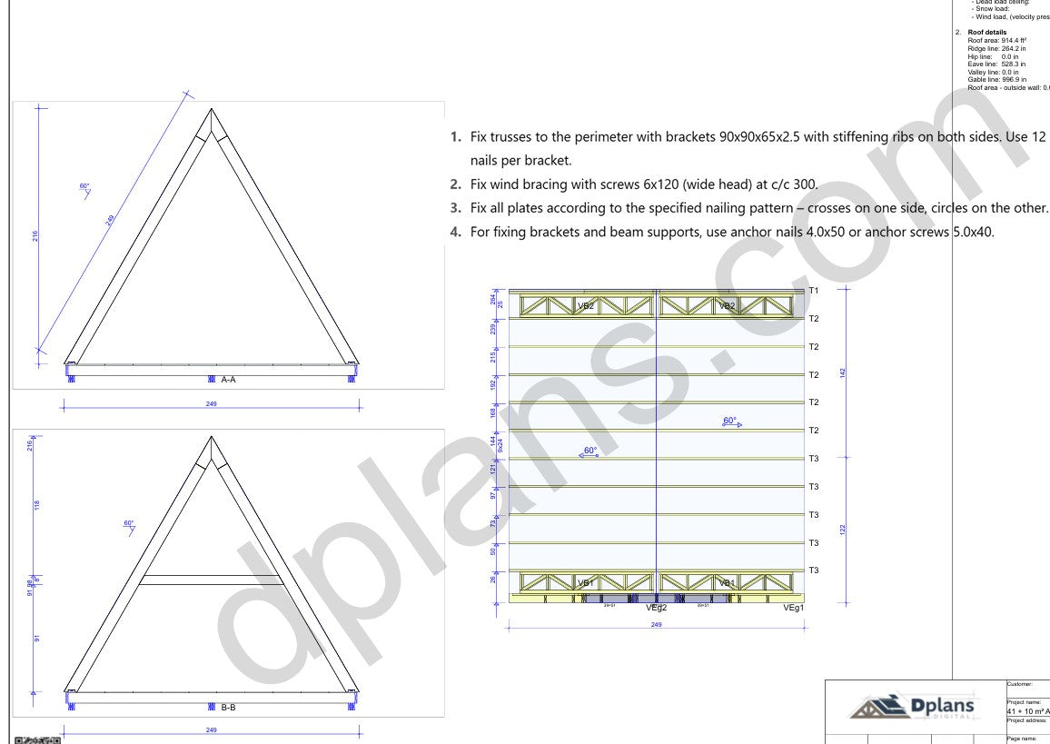 Casa de vacaciones con estructura en forma de A - DP2021S209