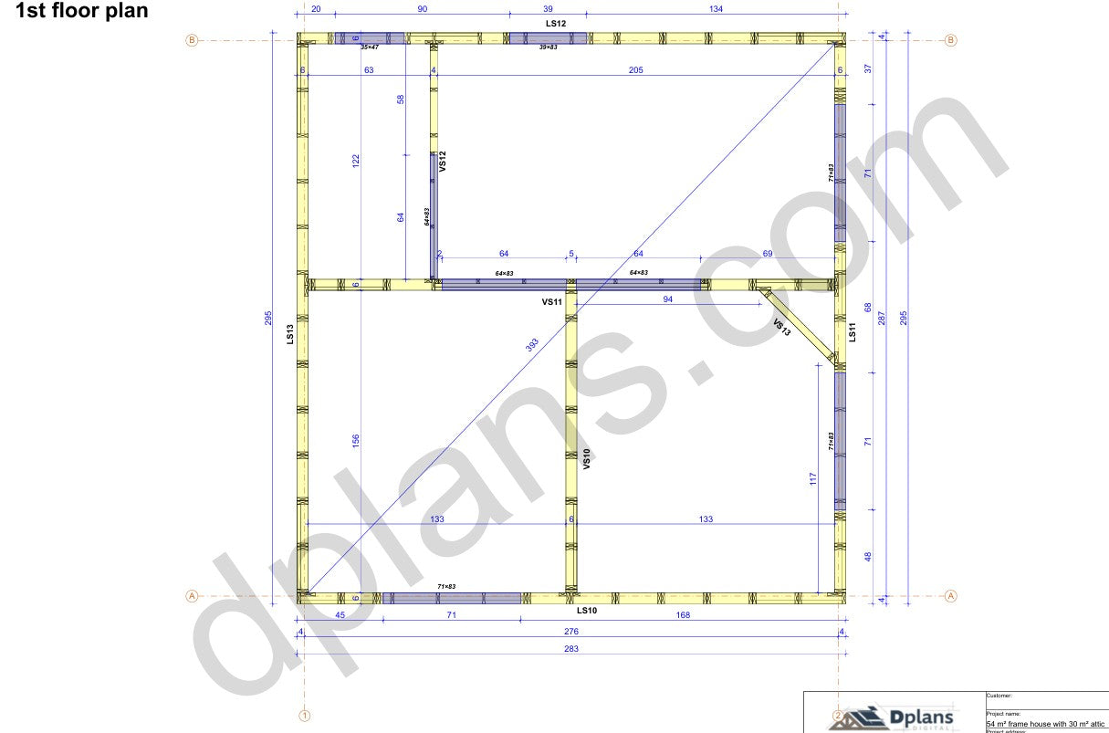 Timber-Frame House with Loft 84m² (904 sq ft) - DP2025P012