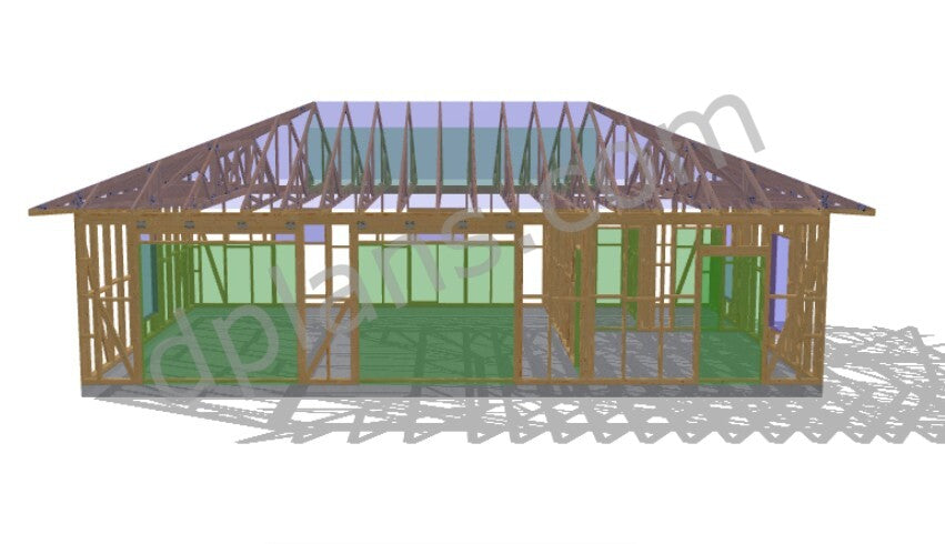 Garage with Utility Rooms 80m² (861 sq ft) - DP2025P021