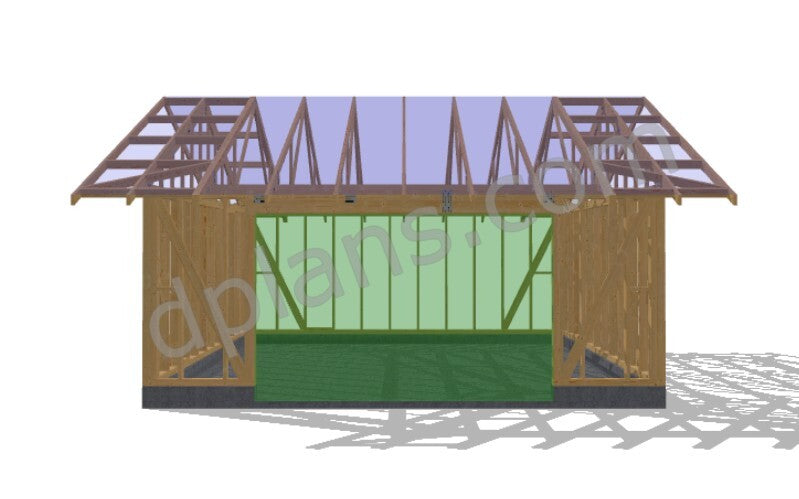 Timber-Frame Garage 49m² (527 sq ft) - DP2024S520