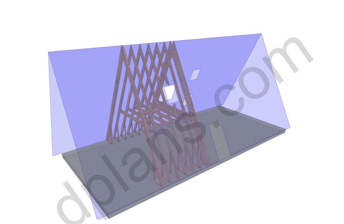 Casa de vacaciones con estructura en forma de A - DP2021S055