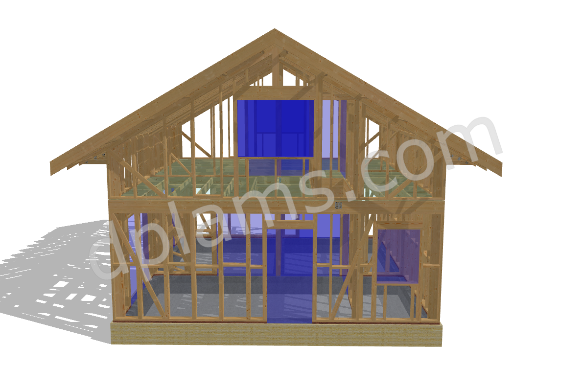 Timber-Frame House with Loft 84m² (904 sq ft) - DP2025P012