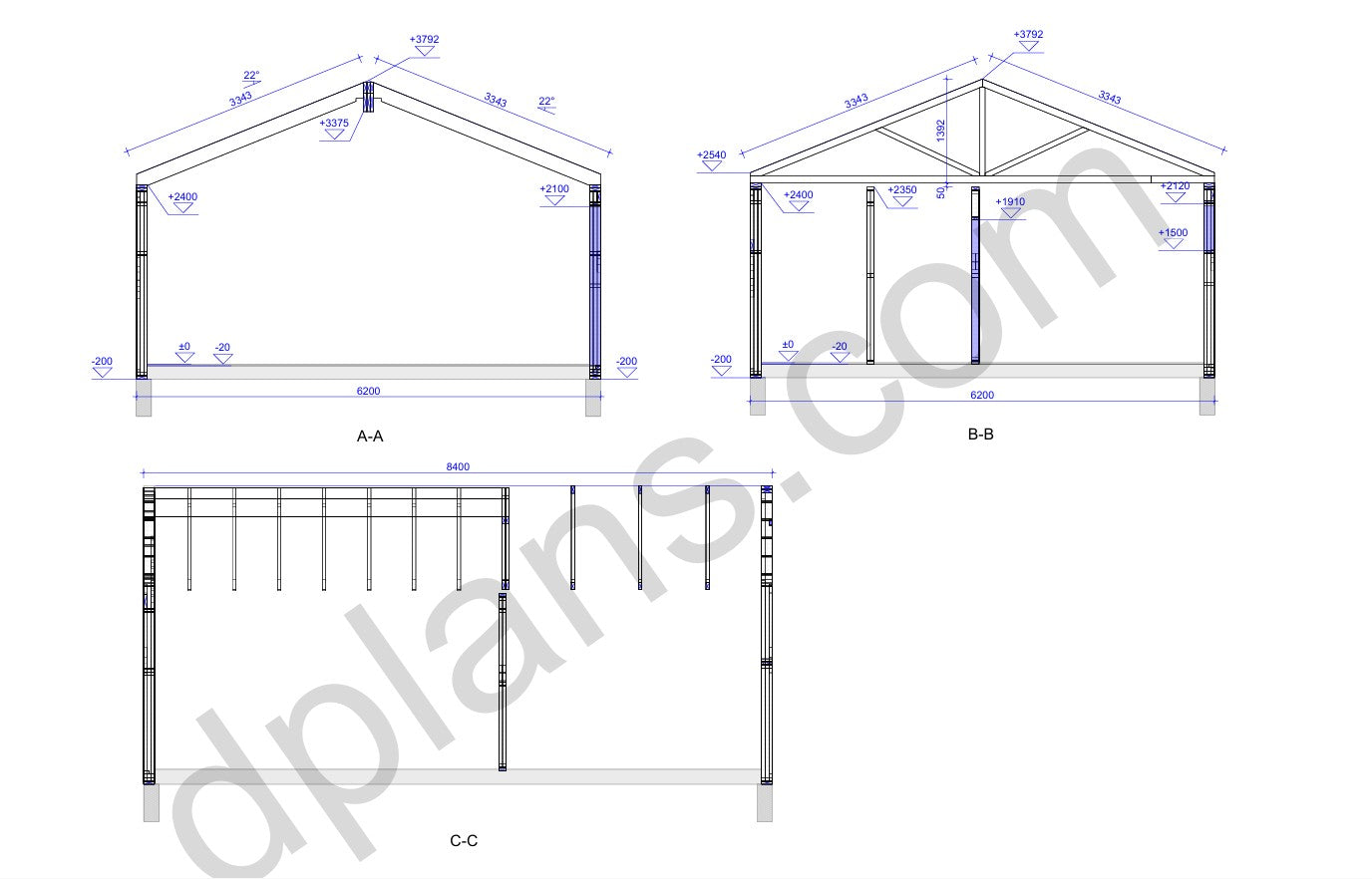 Sauna / Small Cabin 50m² (538 sq ft) - DP2025P005