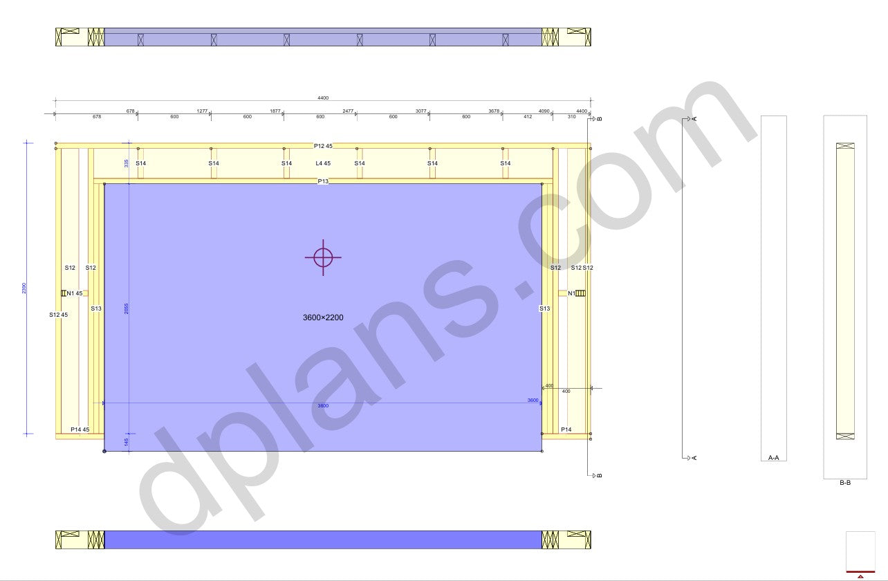 Timber-Frame Garage 27m² (291 sq ft) - DP2025P002