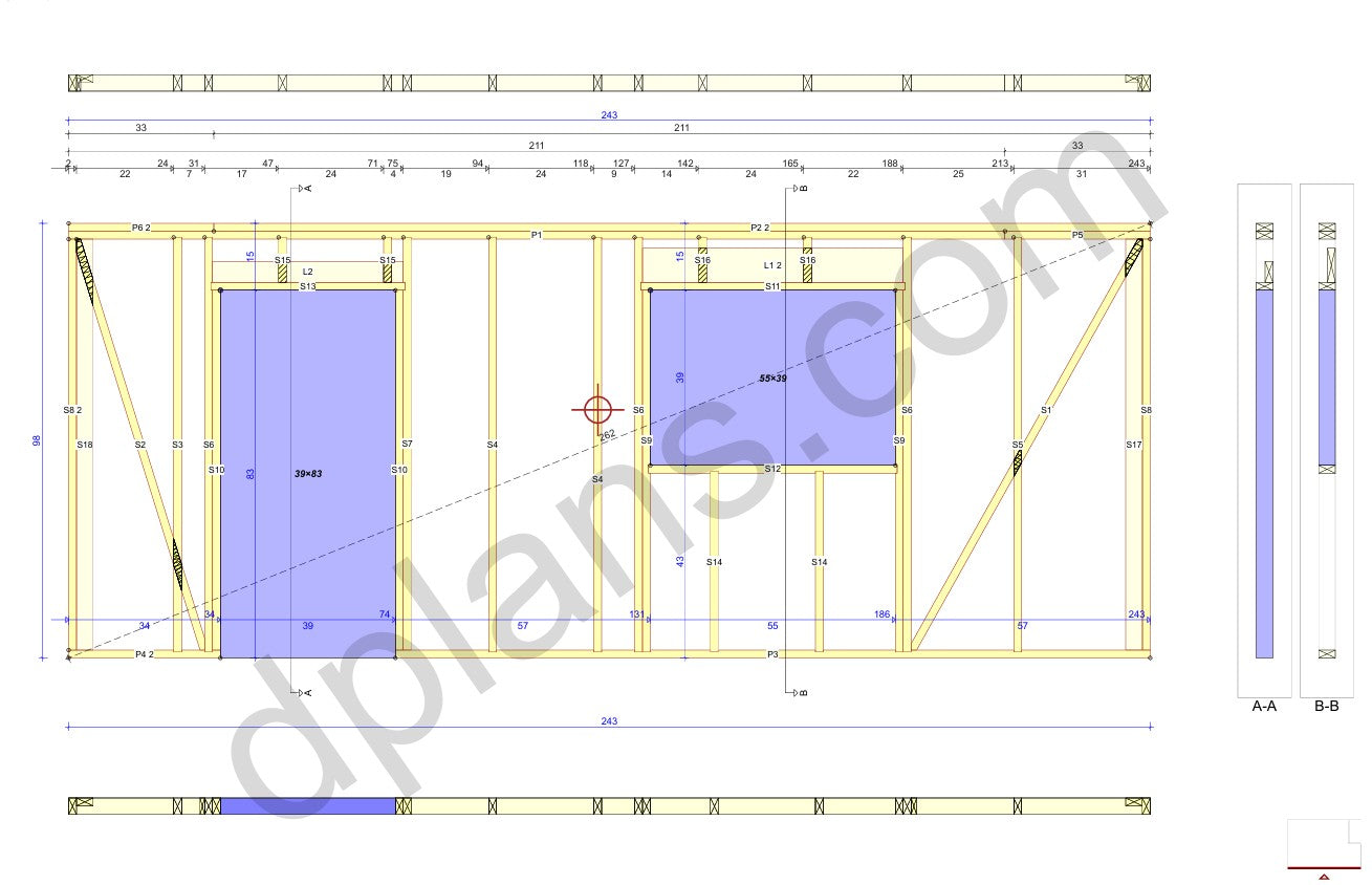 Small Cabin / Storage Shed - DP2024S749