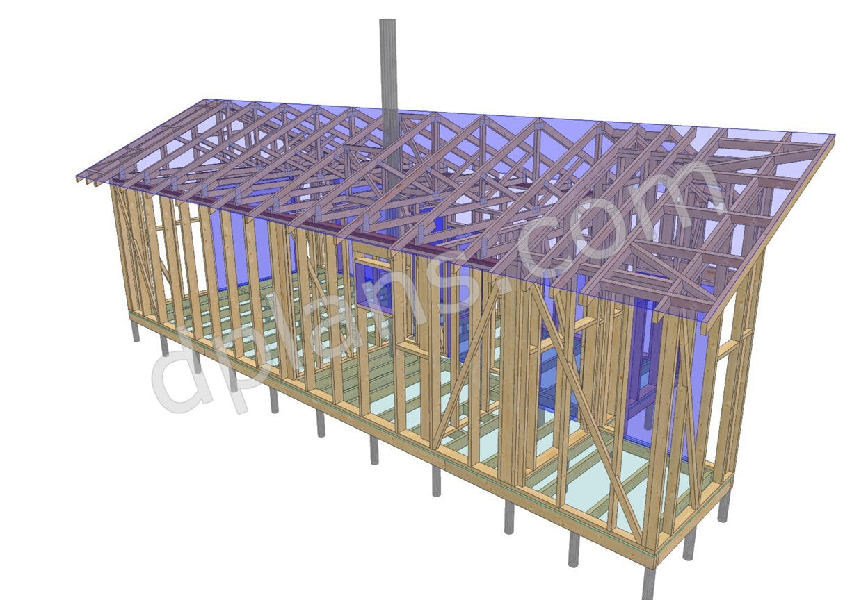 Sauna / Small Cabin with Entrance 43m² (463 sq ft) - DP2025P001