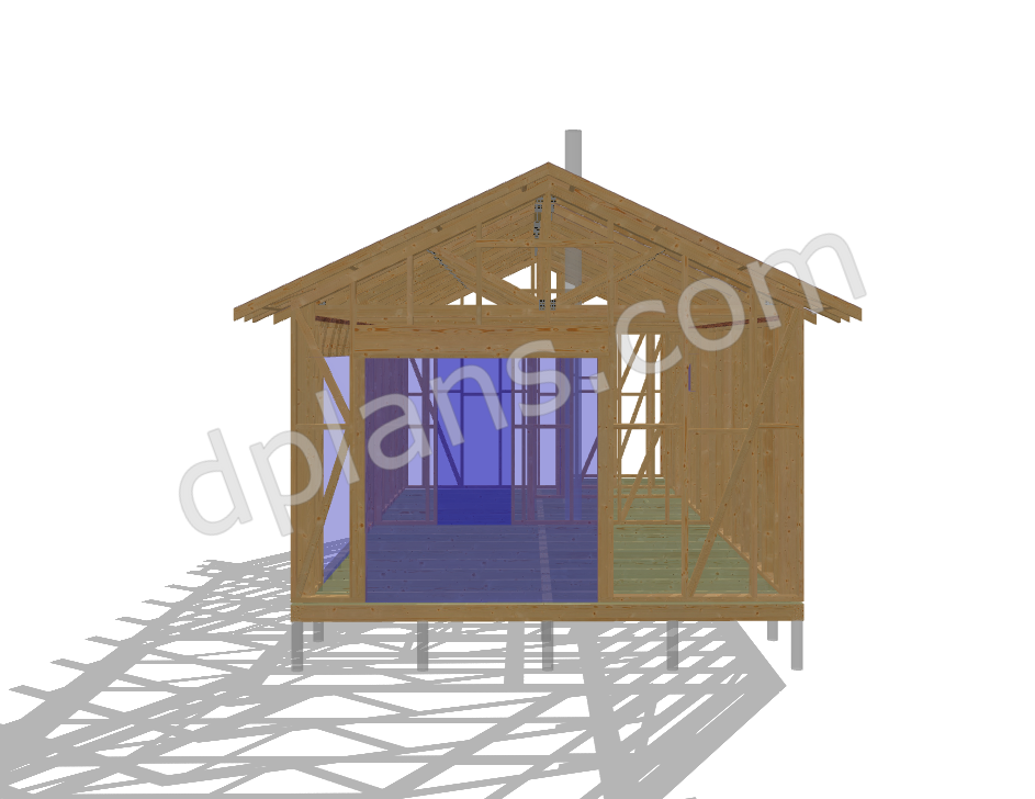 Sauna / Small Cabin with Entrance 43m² (463 sq ft) - DP2025P001