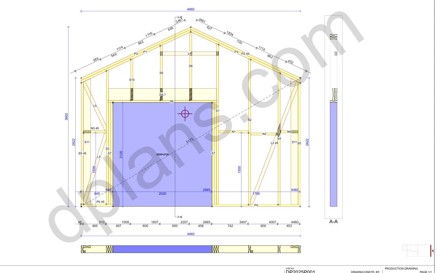 Sauna / Small Cabin with Entrance 43m² (463 sq ft) - DP2025P001