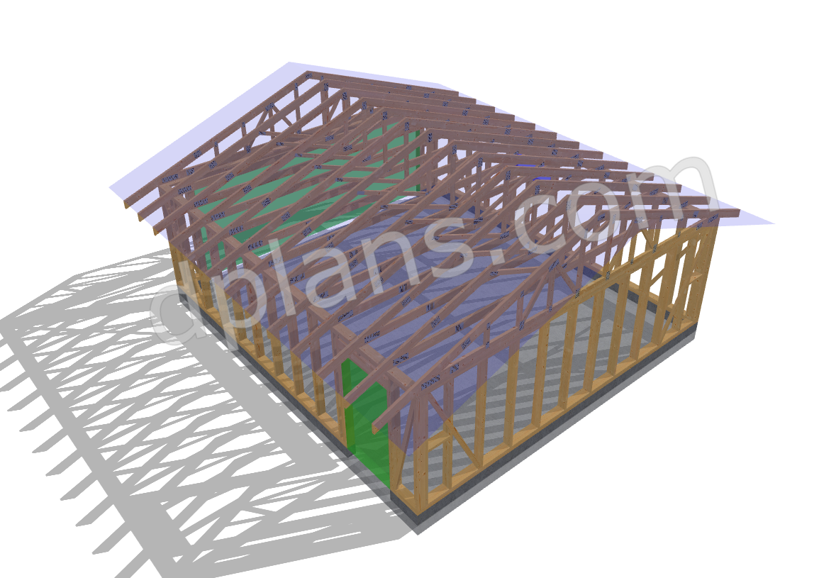 Timber-Frame Garage - DP2023S320