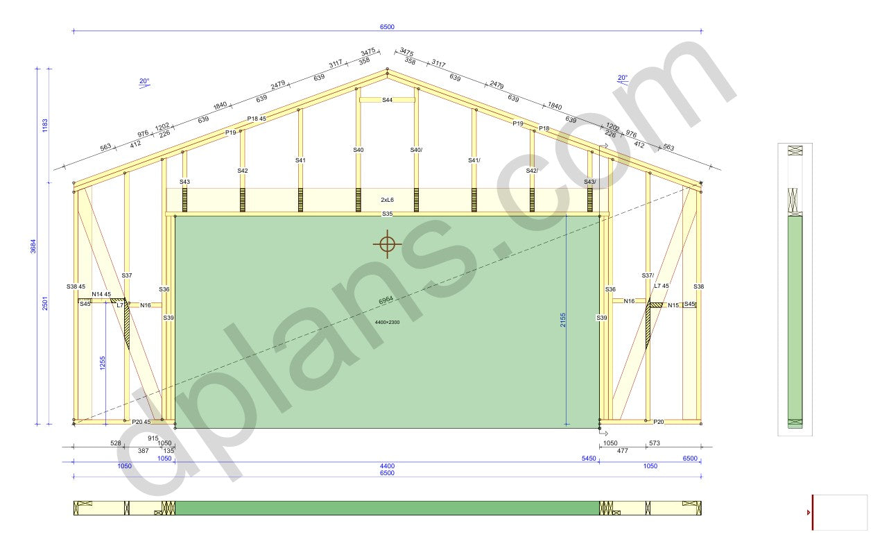 Timber-Frame Garage - DP2023S556
