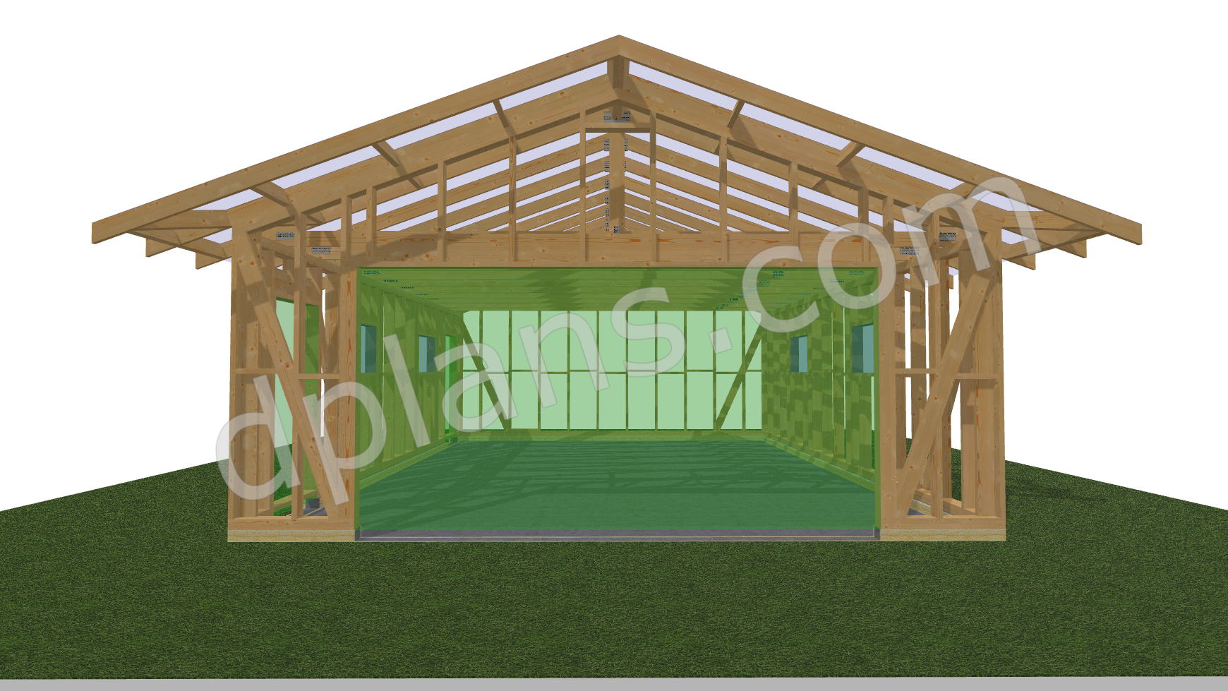 Timber-Frame Garage - DP2023S556