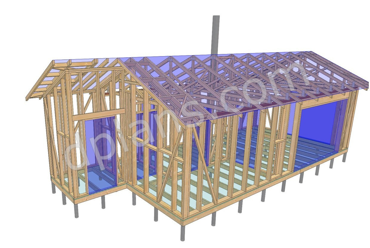 Sauna / Small Cabin with Entrance 43m² (463 sq ft) - DP2025P001