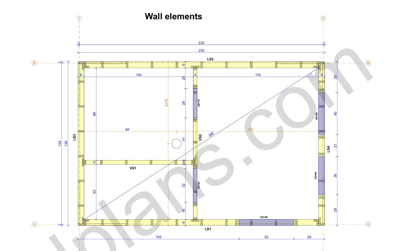 Timber-Frame Sauna / Small Cabin 23m² (248 sq ft) - DP2025P007