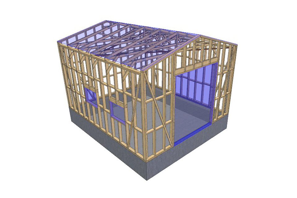 Timber-Frame Garage - DP2025P009