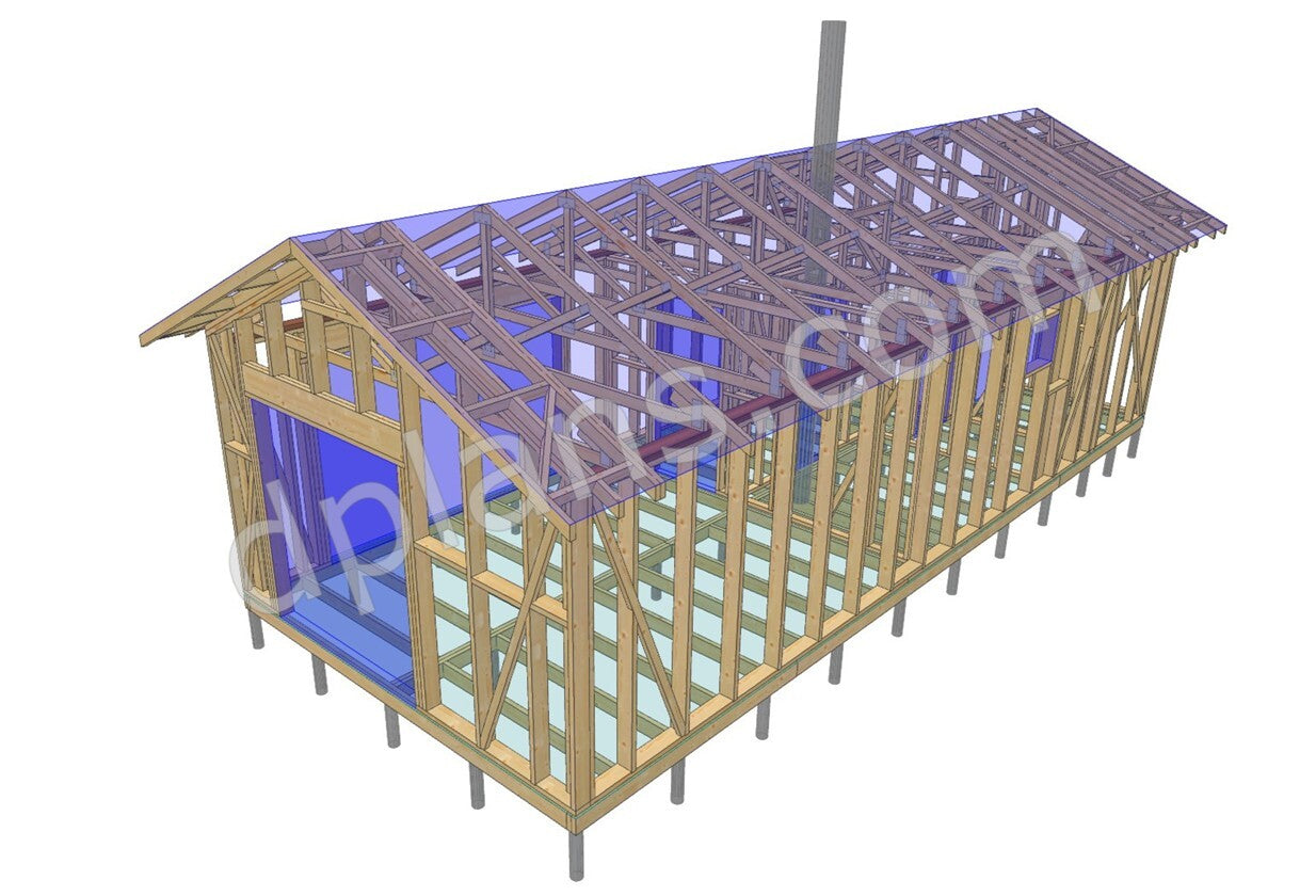 Sauna / Small Cabin with Entrance 43m² (463 sq ft) - DP2025P001